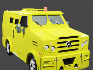 Strong car Mercedes Benz 712e 3D Print Model