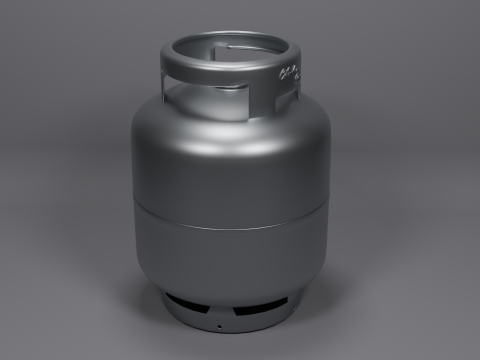 Gas Cilinder 3D Модель