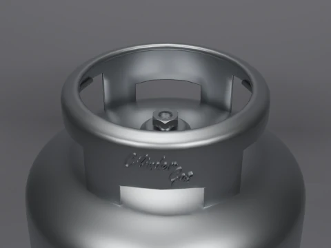 Gas Cilinder 3D Model