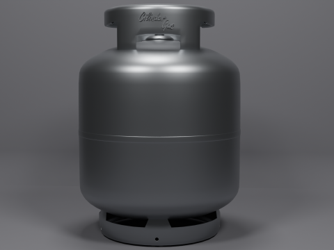 Gas Cilinder 3D Model
