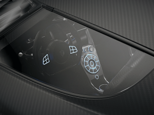 Koenigsegg One 1 Full Exposed Carbon - Interior and Engine Bay 3D Model