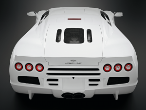 SSC Ultimate Aero 2010 Full White Paint - Interior Included 3D Model