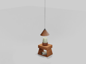 Bed Side Box model Modèle 3D