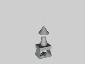 Bed Side Box model 3D Model