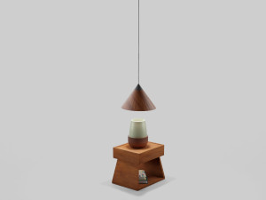 Bed Side Box model 3D Model