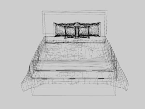 Staylish Bed 3D Model