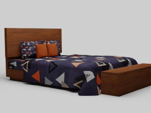Staylish Bed 3D Model
