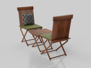 Балконне крісло 3D Модель
