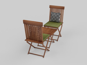 Balcony Chair Model 3D