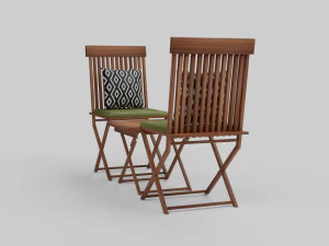 Balcony Chair 3D Model