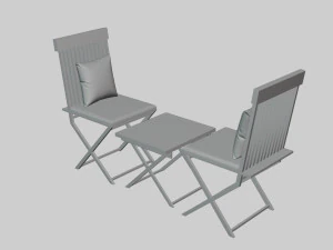 Balcony Chair 3D Model