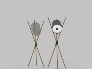 Modern Floor Lamp 3D-Modell