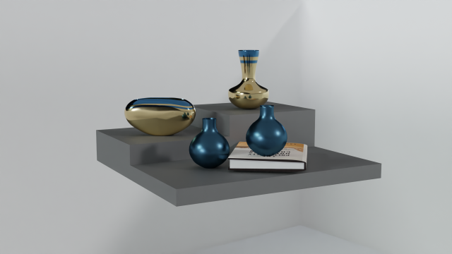 Metal Vase for Home Decor 3D Model .c4d .max .obj .3ds .fbx .stl .blend 