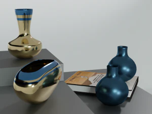 Metal Vase for Home Decor 3D Model