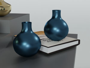 Metal Vase for Home Decor 3D Model