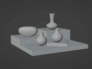 Metal Vase for Home Decor 3D Model