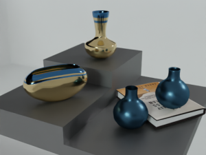 Metal Vase for Home Decor 3D Model