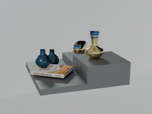 Metal Vase for Home Decor 3D Model