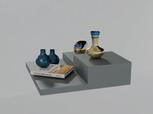Metal Vase for Home Decor 3D Model