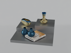 Metal Vase for Home Decor 3D Model