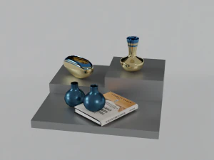 Metal Vase for Home Decor 3D Model