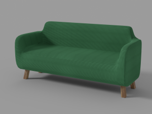Elegant Sofa Modelo 3D