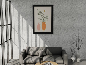 Scenic Boho Art Photoframe Modelo 3D