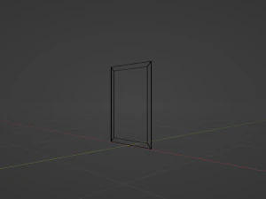 Modern Boho Art Photo Frame 3D Model