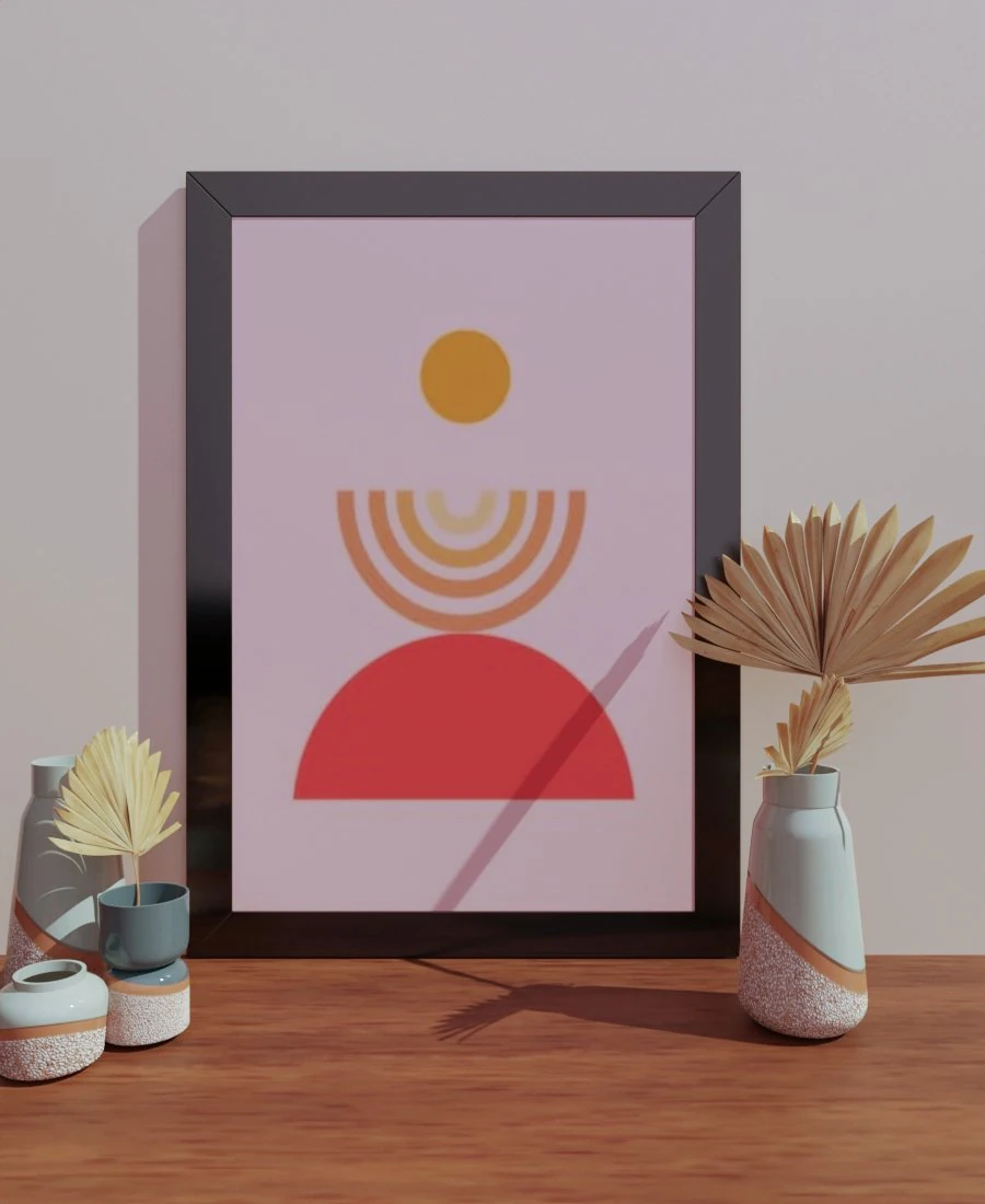 Eclectic Boho Art 3D Model .c4d .max .obj .3ds .fbx .stl .blend 