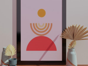 Eclectic Boho Art Modello 3D