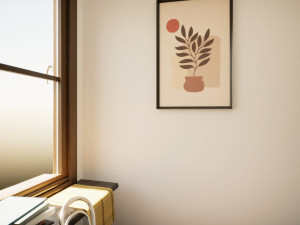 Botanical Bliss Boho Art 3D Model