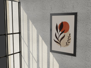 Sunlit Boho Art 3D Model