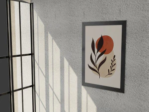 G&uuml;neşli Boho Sanatı 3D Model