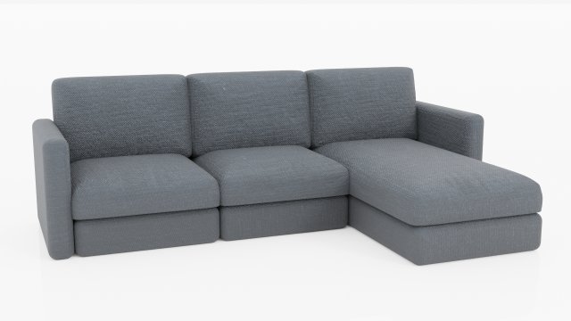 Elegant Sofa Free Modelo 3D .c4d .max .obj .3ds .fbx .stl .blend
