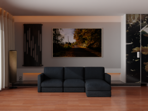 Elegant Sofa Free 3D मॉडल