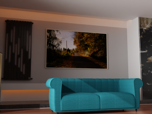 Elegant Sofa 3D Model