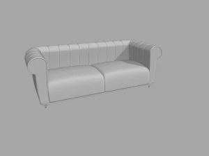 Elegant Sofa 3D Model