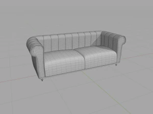 Elegant Sofa 3D Model