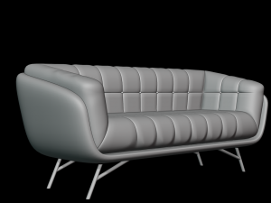 Elegant Sofa Model 3D