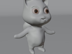 Stylized Fox 3D Model