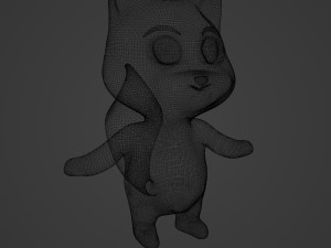 Stylized Fox 3D Model