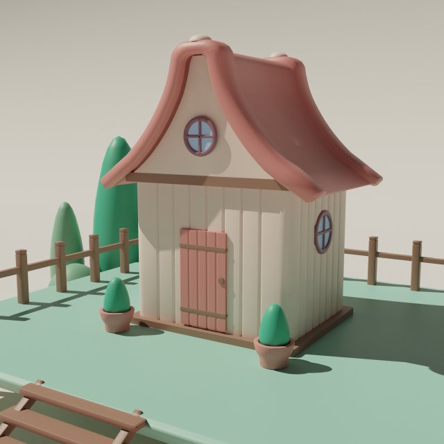 Stylize House 3D Model .c4d .max .obj .3ds .fbx .stl .blend 