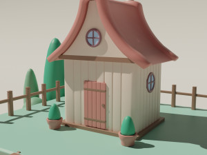 Stylize House 3D Model