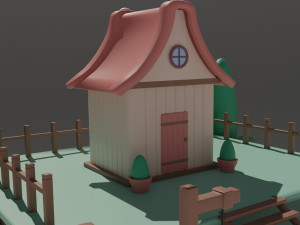 Stylize House 3D Model