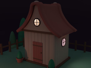 Stylize House 3D Model