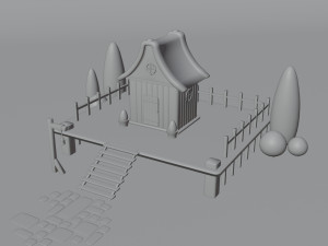 Stylize House 3D Model