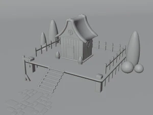 Estilizar Casa Modelo 3D
