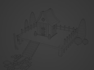 Stylize House 3D Model