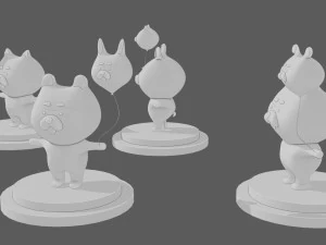 Stylized Puppy 3D Model