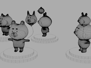 Stylized Puppy 3D Модель
